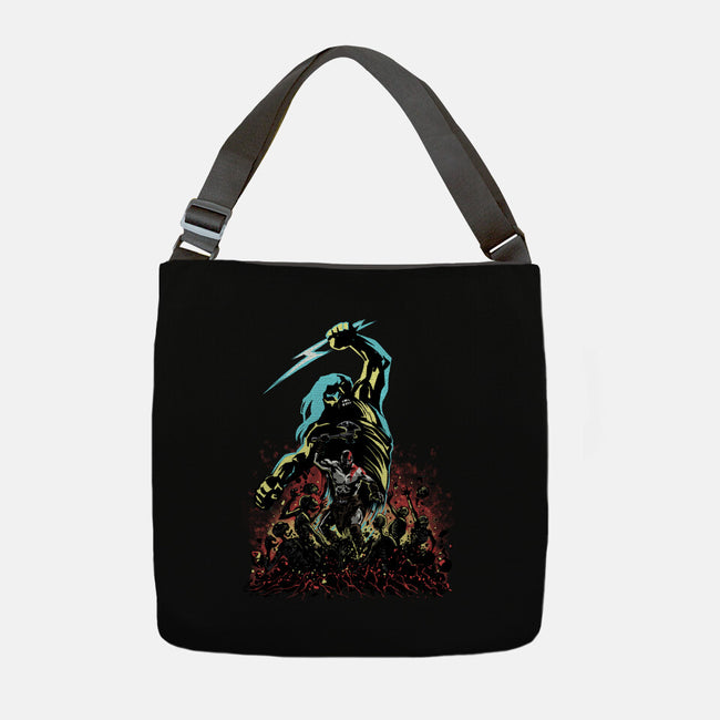 Wrath Of A God-None-Adjustable Tote-Bag-zascanauta
