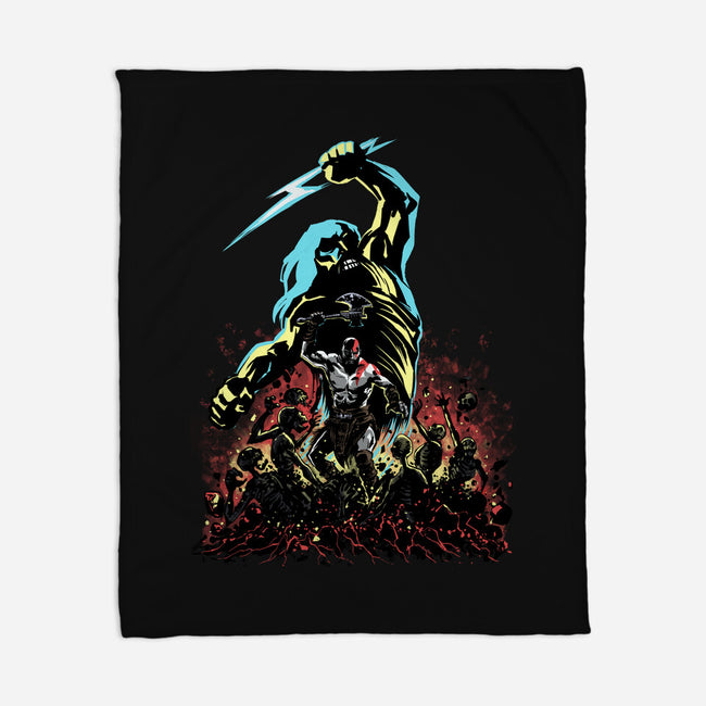 Wrath Of A God-None-Fleece-Blanket-zascanauta