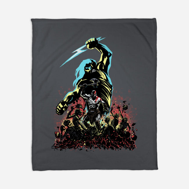 Wrath Of A God-None-Fleece-Blanket-zascanauta