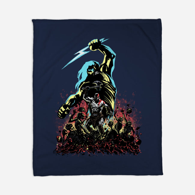 Wrath Of A God-None-Fleece-Blanket-zascanauta