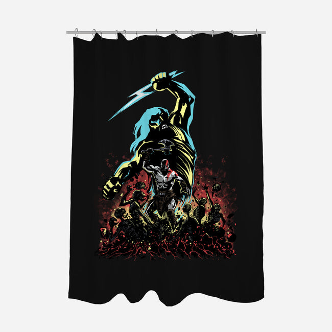 Wrath Of A God-None-Polyester-Shower Curtain-zascanauta
