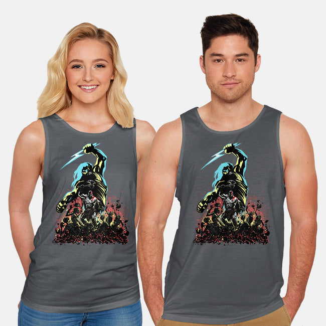 Wrath Of A God-Unisex-Basic-Tank-zascanauta