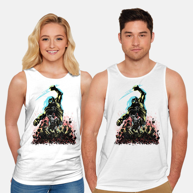 Wrath Of A God-Unisex-Basic-Tank-zascanauta