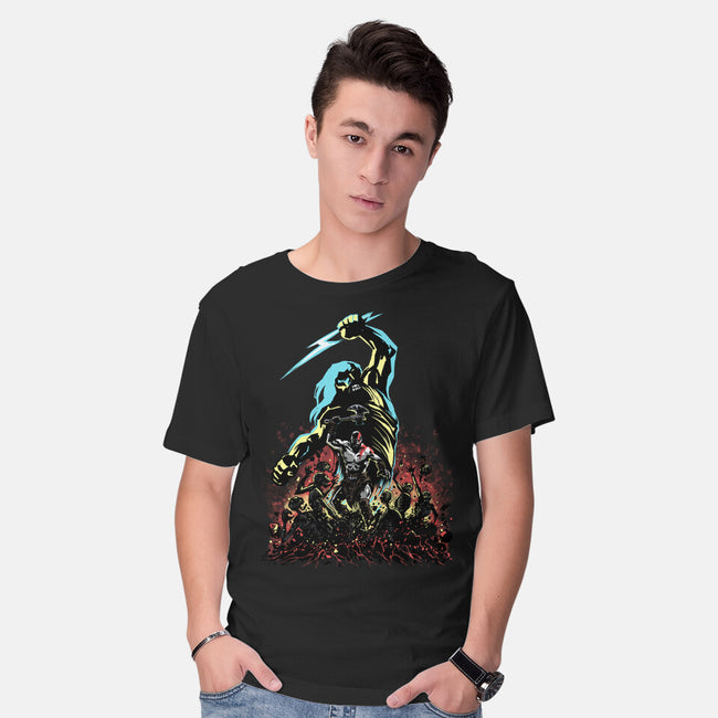 Wrath Of A God-Mens-Basic-Tee-zascanauta