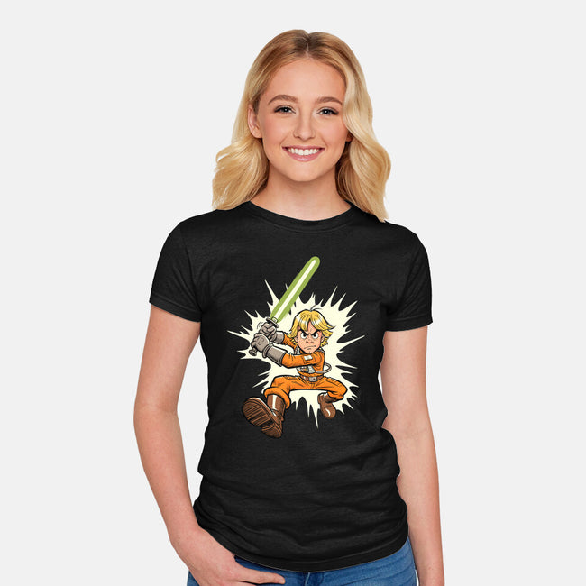 Space Ace-Womens-Fitted-Tee-P1yu5h