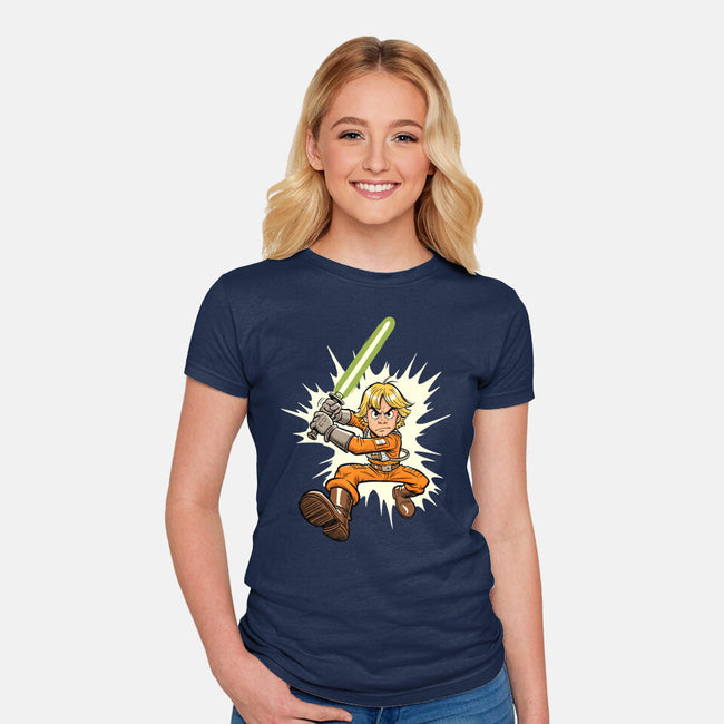 Space Ace-Womens-Fitted-Tee-P1yu5h