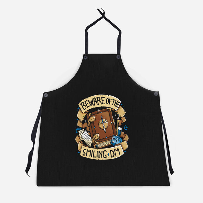 Beware Of The Smiling DM-Unisex-Kitchen-Apron-Vallina84