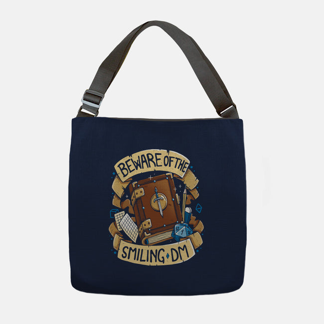 Beware Of The Smiling DM-None-Adjustable Tote-Bag-Vallina84