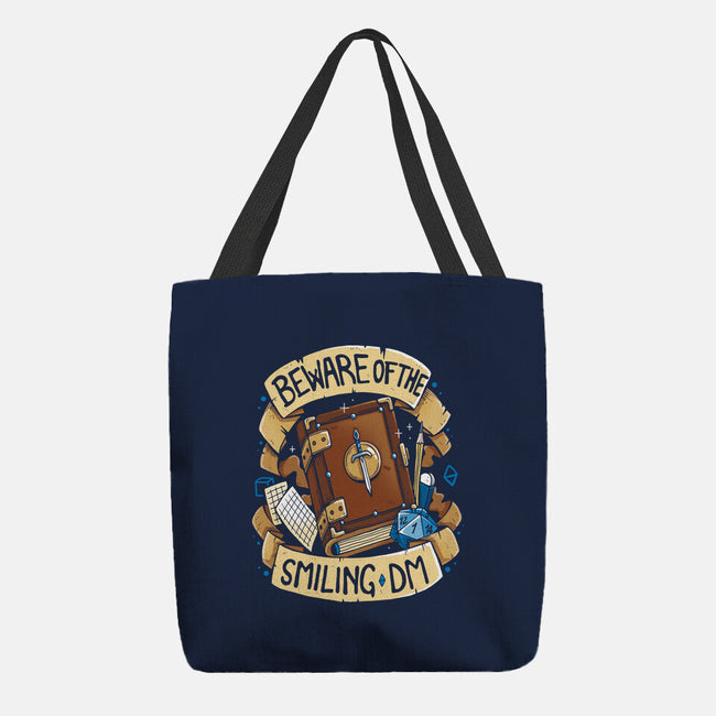 Beware Of The Smiling DM-None-Basic Tote-Bag-Vallina84