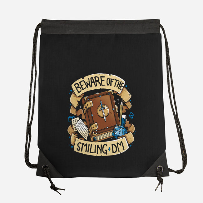 Beware Of The Smiling DM-None-Drawstring-Bag-Vallina84