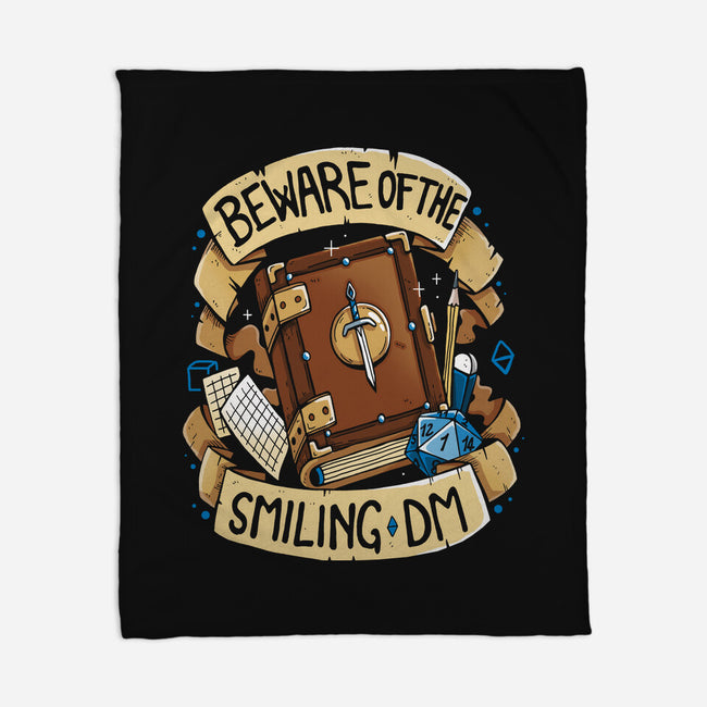 Beware Of The Smiling DM-None-Fleece-Blanket-Vallina84