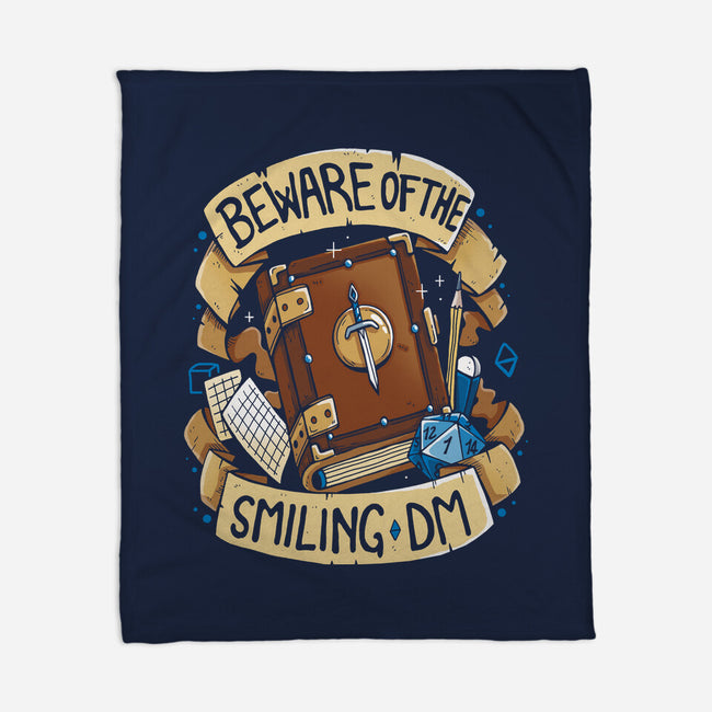 Beware Of The Smiling DM-None-Fleece-Blanket-Vallina84
