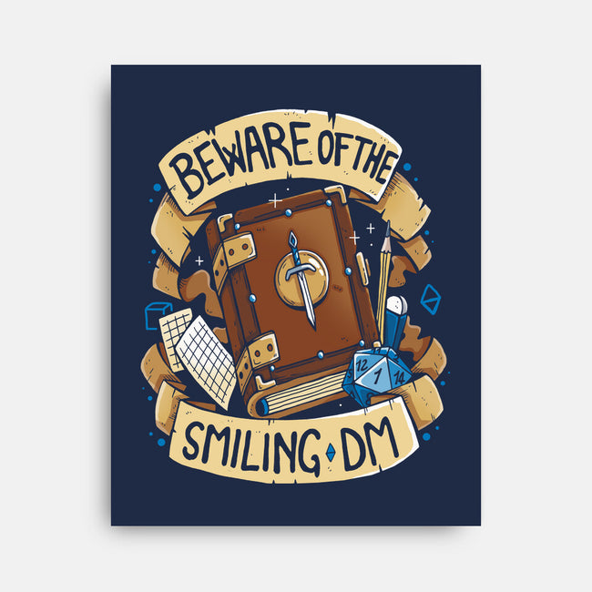 Beware Of The Smiling DM-None-Stretched-Canvas-Vallina84