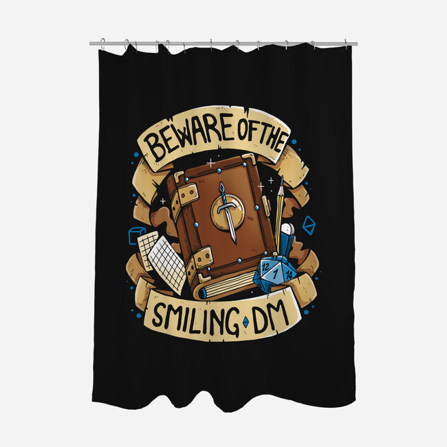 Beware Of The Smiling DM-None-Polyester-Shower Curtain-Vallina84