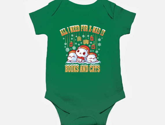 All I Need For Christmas Is Books And Cats