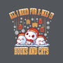All I Need For Christmas Is Books And Cats-Mens-Heavyweight-Tee-erion_designs