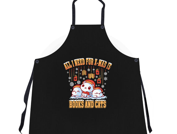 All I Need For Christmas Is Books And Cats