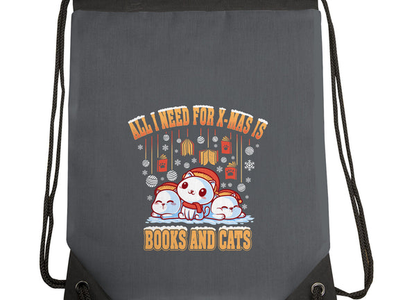 All I Need For Christmas Is Books And Cats