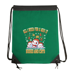 All I Need For Christmas Is Books And Cats