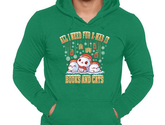 All I Need For Christmas Is Books And Cats