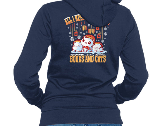 All I Need For Christmas Is Books And Cats