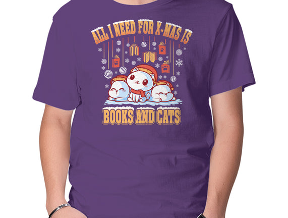 All I Need For Christmas Is Books And Cats
