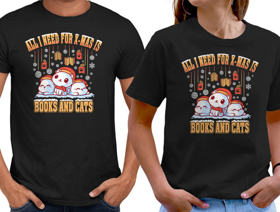 All I Need For Christmas Is Books And Cats