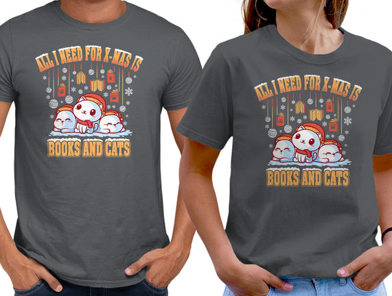 All I Need For Christmas Is Books And Cats