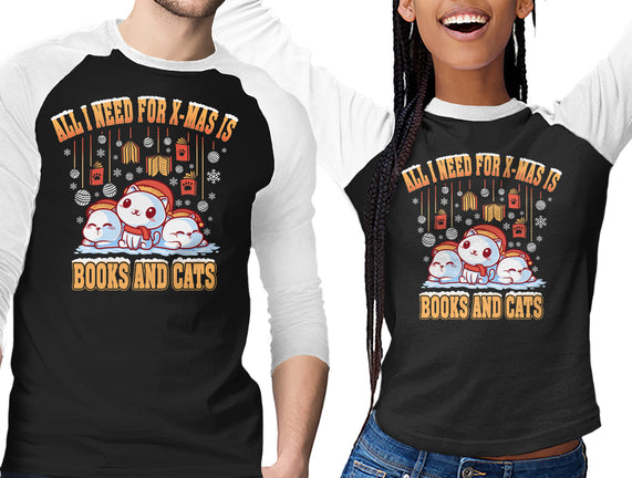 All I Need For Christmas Is Books And Cats