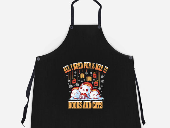 All I Need For Christmas Is Books And Cats