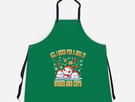 All I Need For Christmas Is Books And Cats