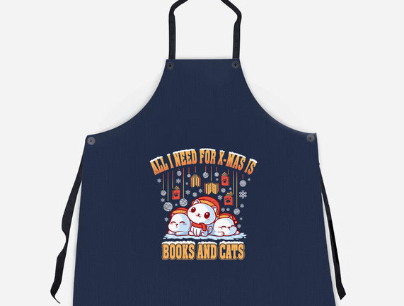 All I Need For Christmas Is Books And Cats