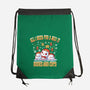 All I Need For Christmas Is Books And Cats-None-Drawstring-Bag-erion_designs