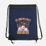 All I Need For Christmas Is Books And Cats-None-Drawstring-Bag-erion_designs