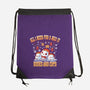 All I Need For Christmas Is Books And Cats-None-Drawstring-Bag-erion_designs