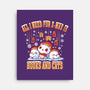 All I Need For Christmas Is Books And Cats-None-Stretched-Canvas-erion_designs