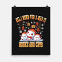 All I Need For Christmas Is Books And Cats-None-Matte-Poster-erion_designs