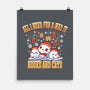All I Need For Christmas Is Books And Cats-None-Matte-Poster-erion_designs