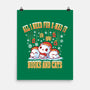 All I Need For Christmas Is Books And Cats-None-Matte-Poster-erion_designs