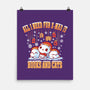 All I Need For Christmas Is Books And Cats-None-Matte-Poster-erion_designs