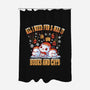 All I Need For Christmas Is Books And Cats-None-Polyester-Shower Curtain-erion_designs