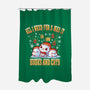 All I Need For Christmas Is Books And Cats-None-Polyester-Shower Curtain-erion_designs