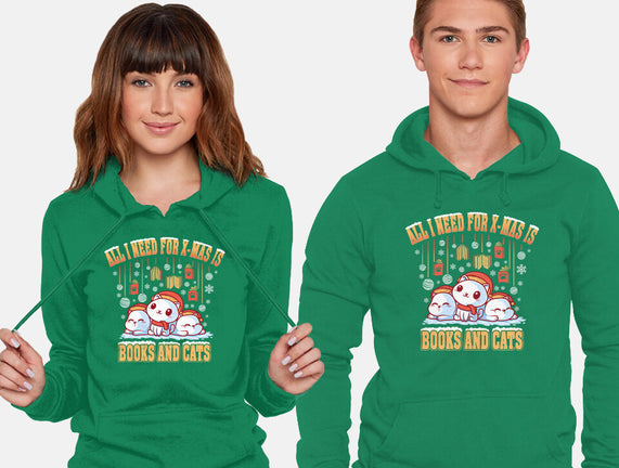 All I Need For Christmas Is Books And Cats