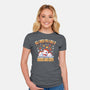 All I Need For Christmas Is Books And Cats-Womens-Fitted-Tee-erion_designs