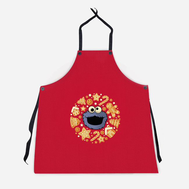 All I Need Is Christmas Cookies-Unisex-Kitchen-Apron-erion_designs