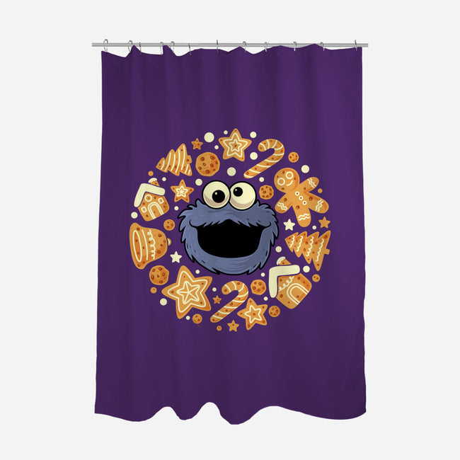 All I Need Is Christmas Cookies-None-Polyester-Shower Curtain-erion_designs