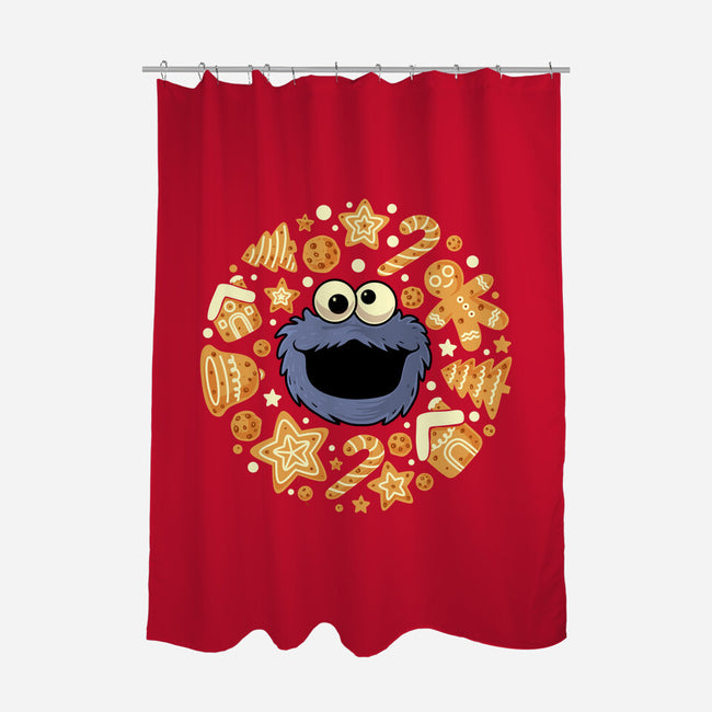 All I Need Is Christmas Cookies-None-Polyester-Shower Curtain-erion_designs