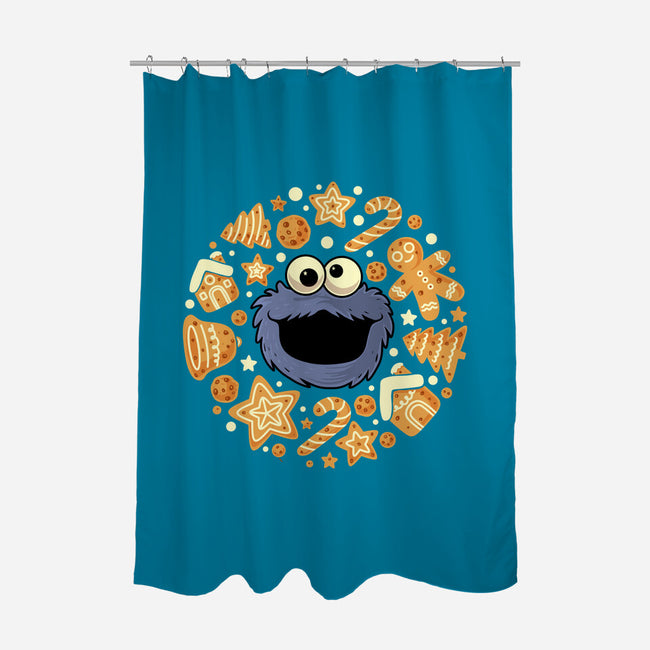 All I Need Is Christmas Cookies-None-Polyester-Shower Curtain-erion_designs