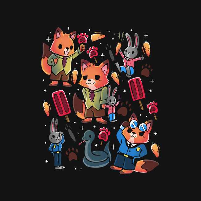 Fox And Rabbit-None-Drawstring-Bag-Vallina84