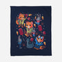 Fox And Rabbit-None-Fleece-Blanket-Vallina84